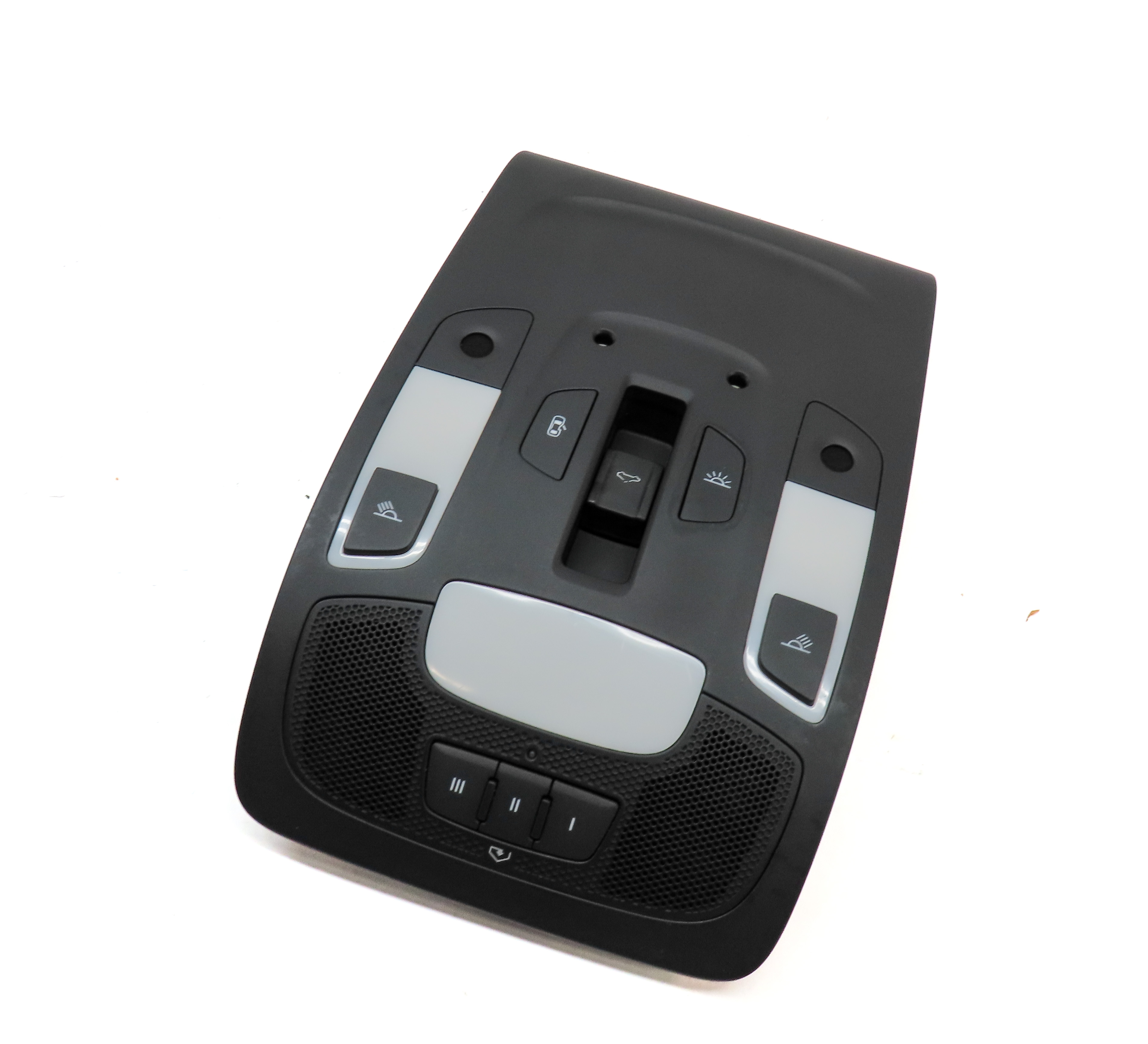 2012 AUDI A6 (C7 4G) FRONT OVERHEAD DOME LIGHT LAMP w/ SWITCHES (Black) — exact item pictured